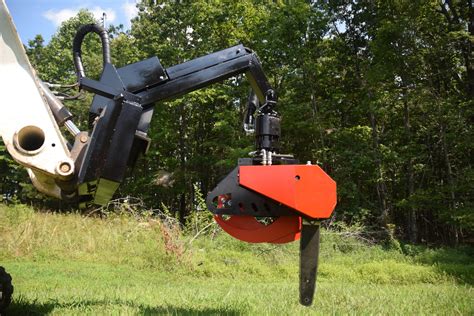 skid steer saw attachments|chainsaw attachment for skid steer.